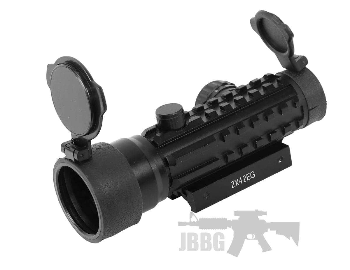 Dot Rifle Scope 2×42 Tri Picatinny Rail — image 2