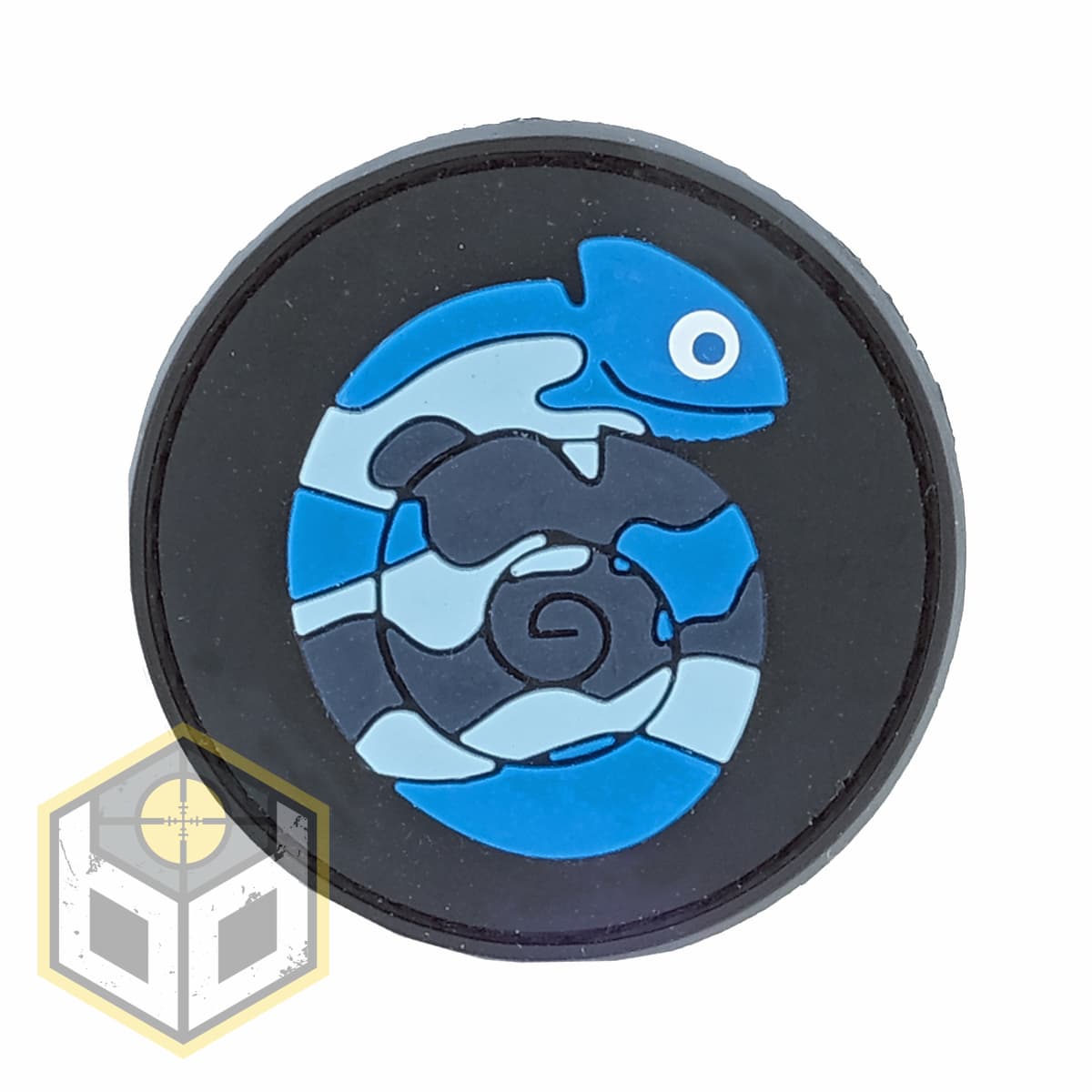 Round Patch Blue