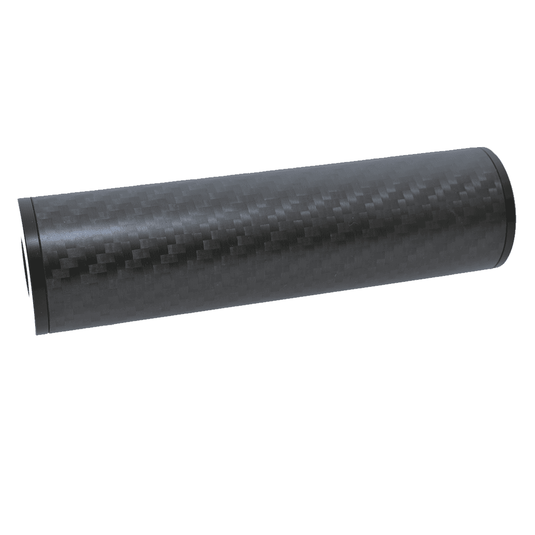 Airsoft 3K Carbon Mock Silencer 120mm 14mm CCW