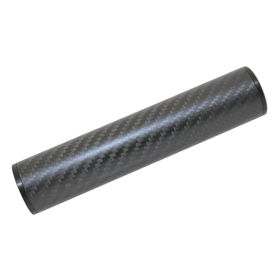 Airsoft 3K Carbon Mock Silencer 150mm 14mm CCW