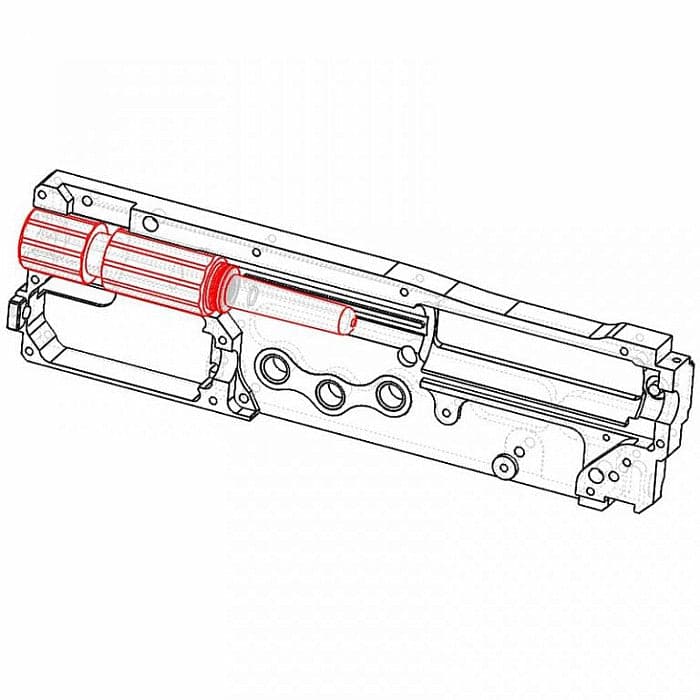 Airsoft CNC Spring Guide M249 QSC — image 3