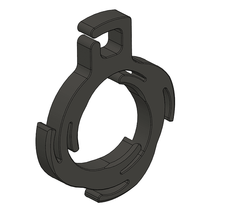 Airsoft Outer Barrel Rail Centering Insert Between M-LOK — image 3
