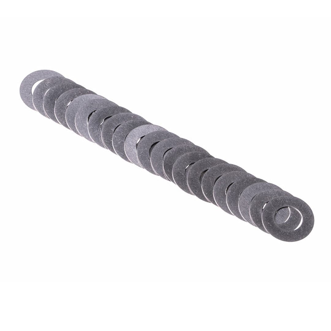 INOX Shim set 0,1mm Ø4mm Axis