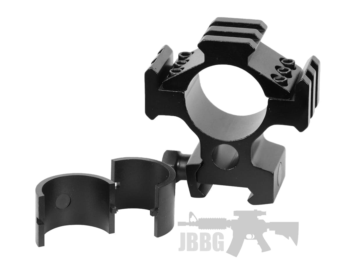 Scope Mount with Accessory Ring and Weaver Rail Mounts — image 3