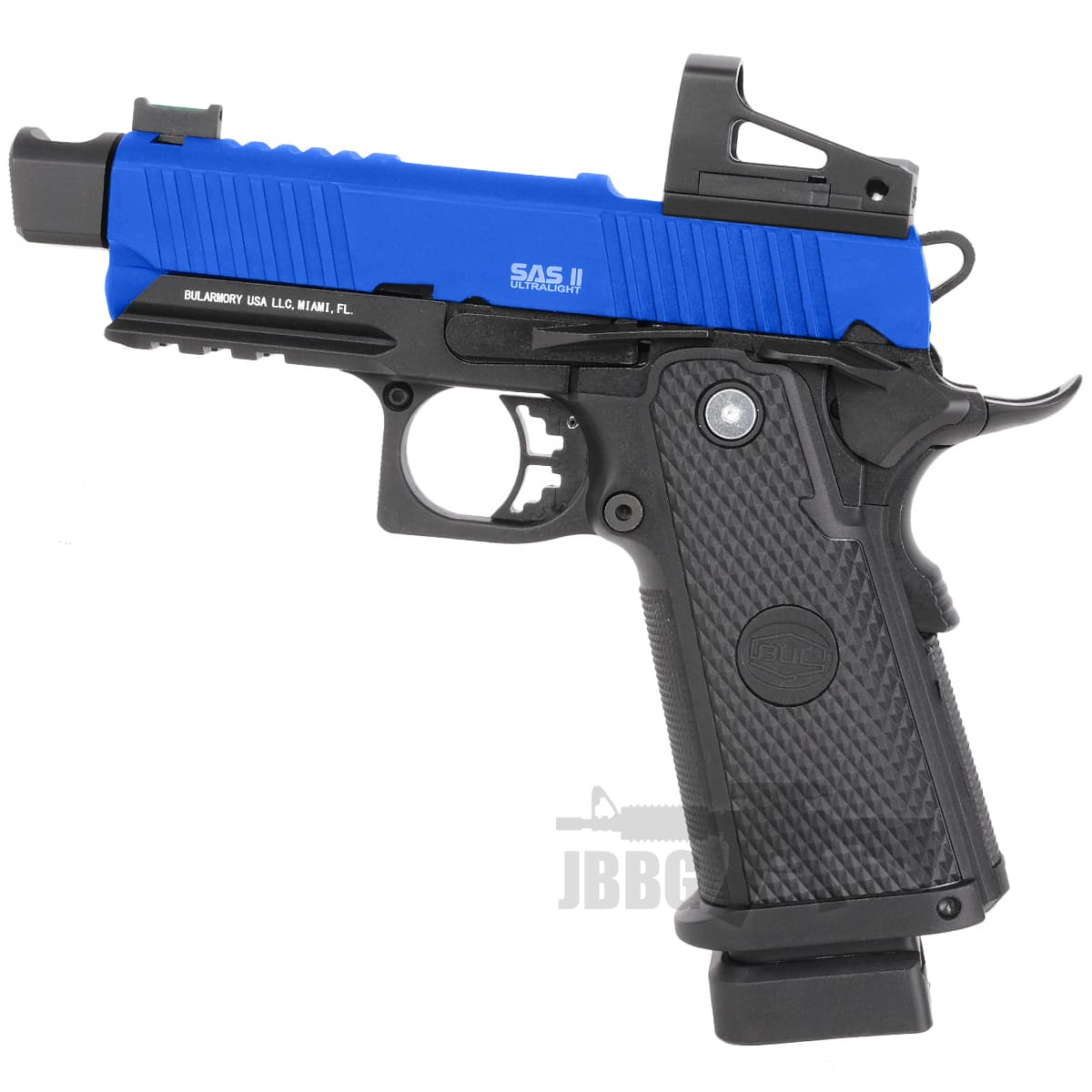 II Ultralight Co2 Blowback Airsoft Pistol with MOS Red-Dot System Blue