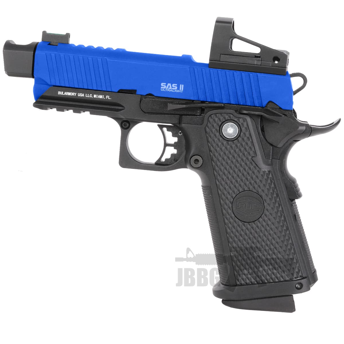 II Ultralight Gas Blowback Airsoft Pistol with MOS Red-Dot System Blue