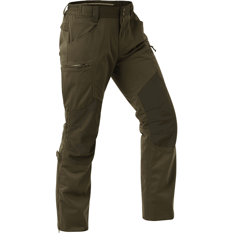 Mens Hunt Flex Trousers Brown — image 2
