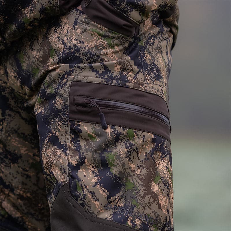 Mens Hunt Flex Trousers Forest Mist Camo — image 3