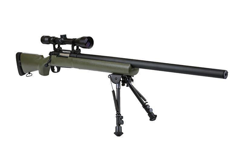SW-04 Sniper Rifle Replica with Scope and Bipod – Drab — image 2