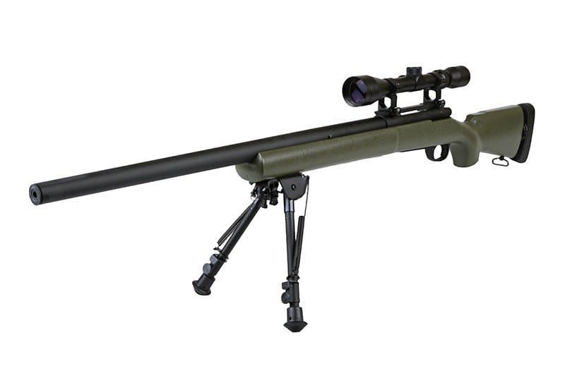 SW-04 Sniper Rifle Replica with Scope and Bipod – Drab — image 3