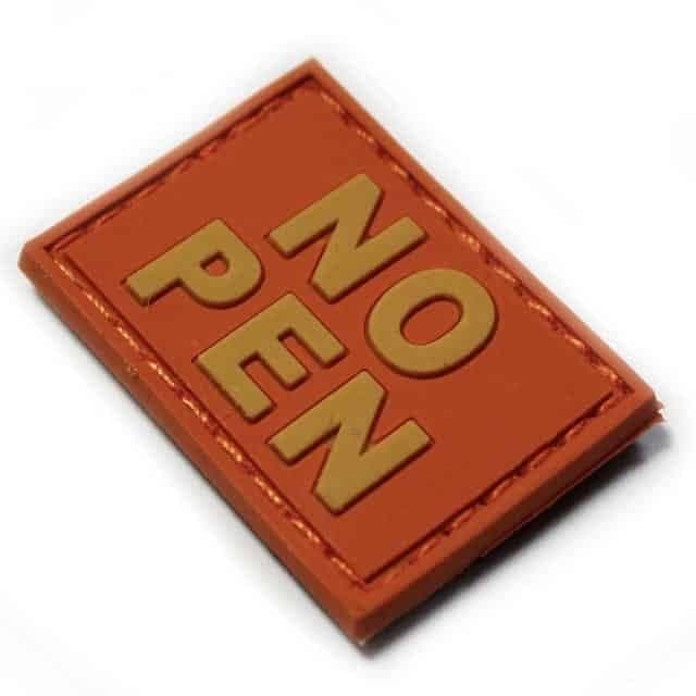 NO PEN small patch (Orange)
