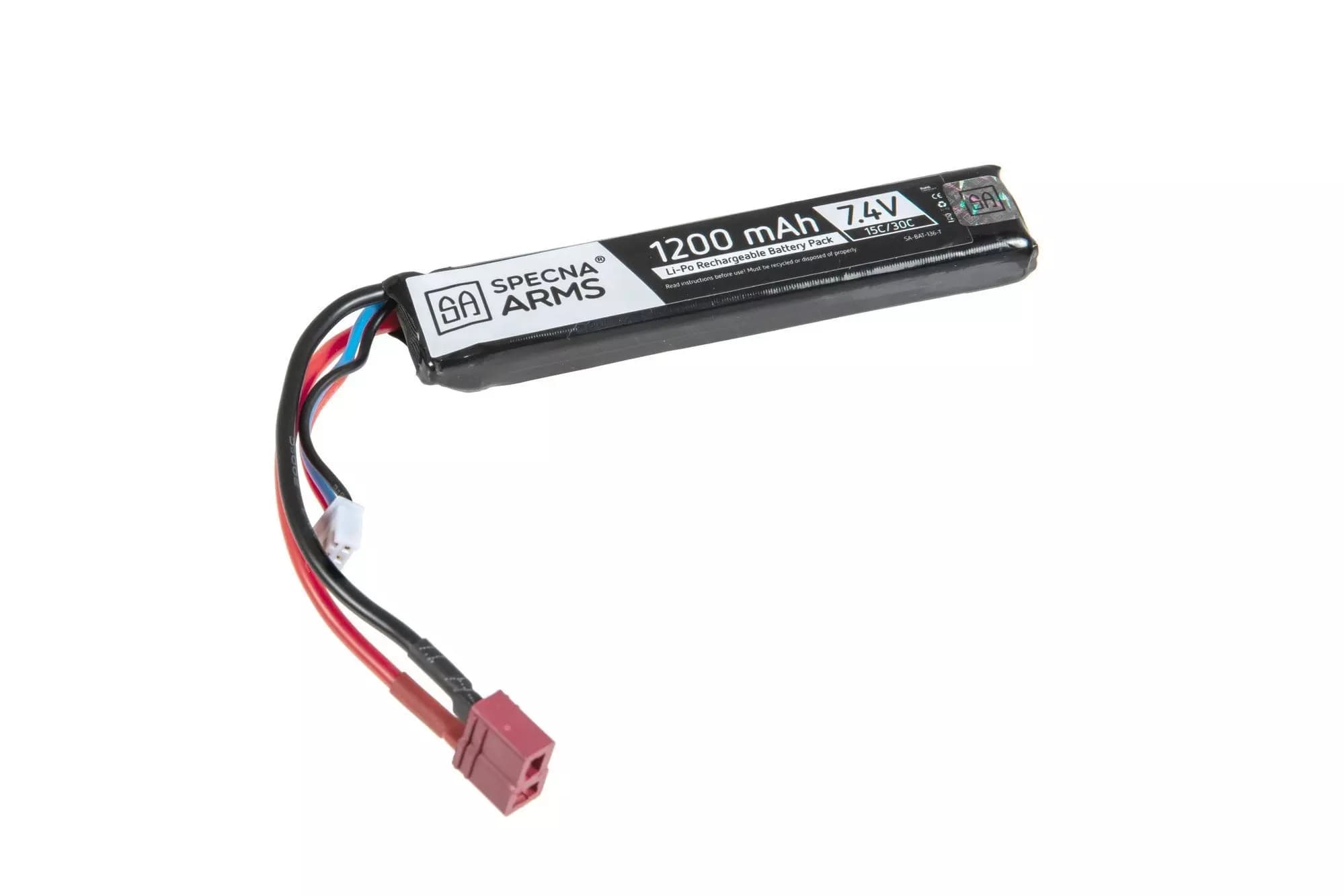 LIPO 7.4V 1200mAh 15C – T DEANS