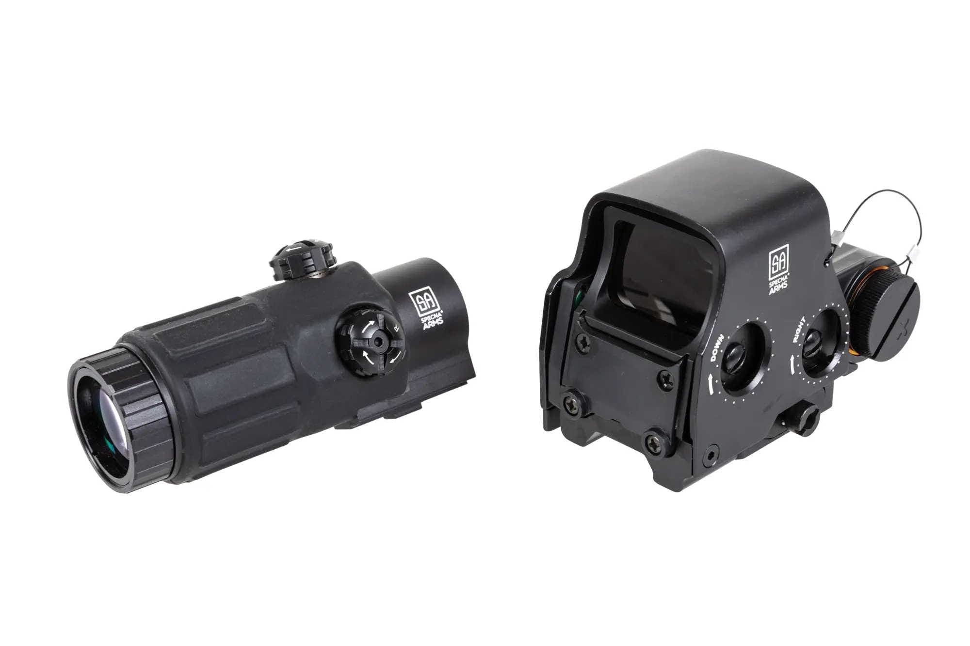 DOT OLOGRAFICO HOLO V2 + MAGNIFIER 3X QD