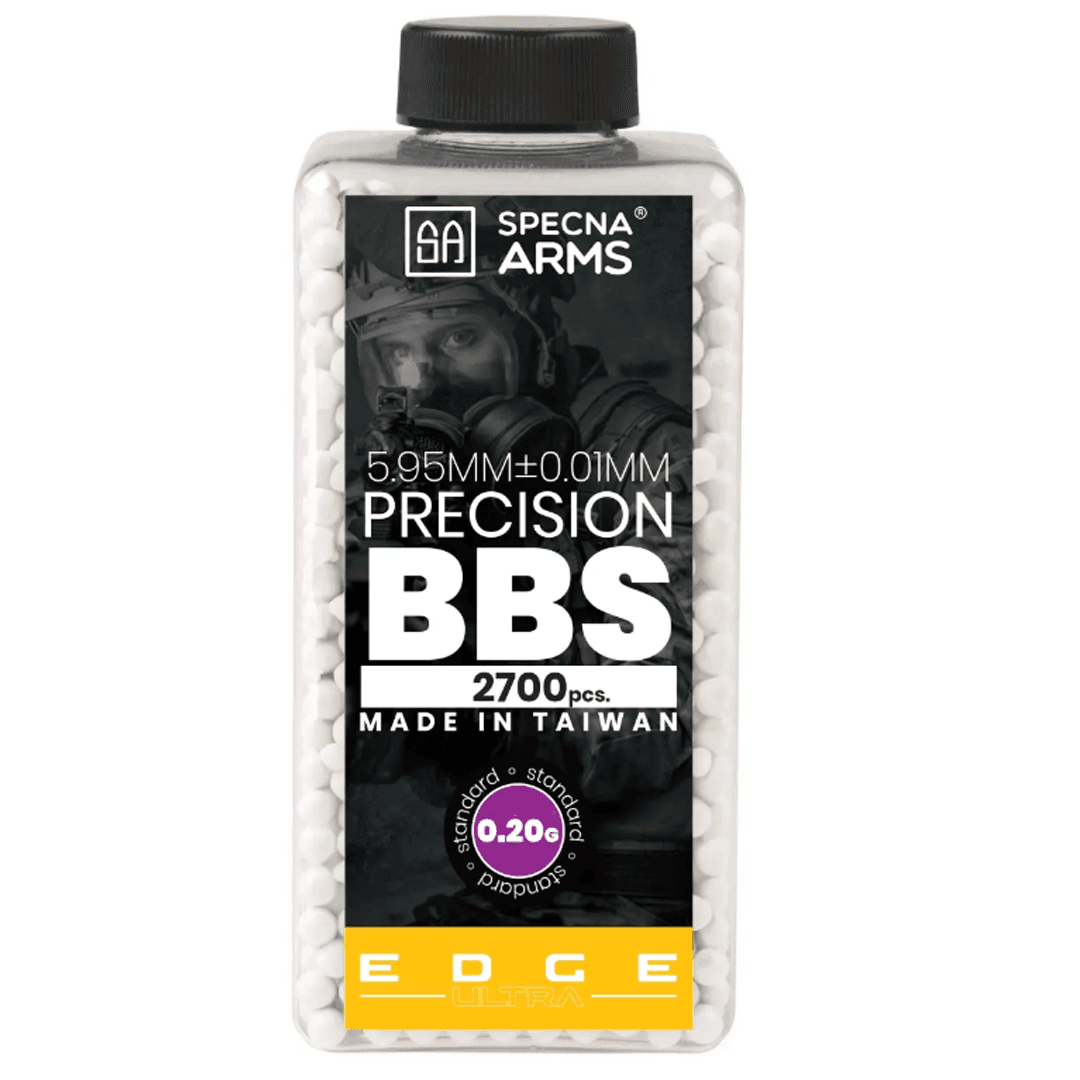 EDGE Airsoft BB’s Ammo Pellets 0.20g 2700 Bottle