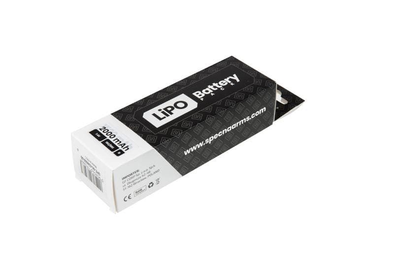 LiPo 7.4V Battery 2000mAh 15/30C – Nunchuck – T-Connect (Deans) — image 2