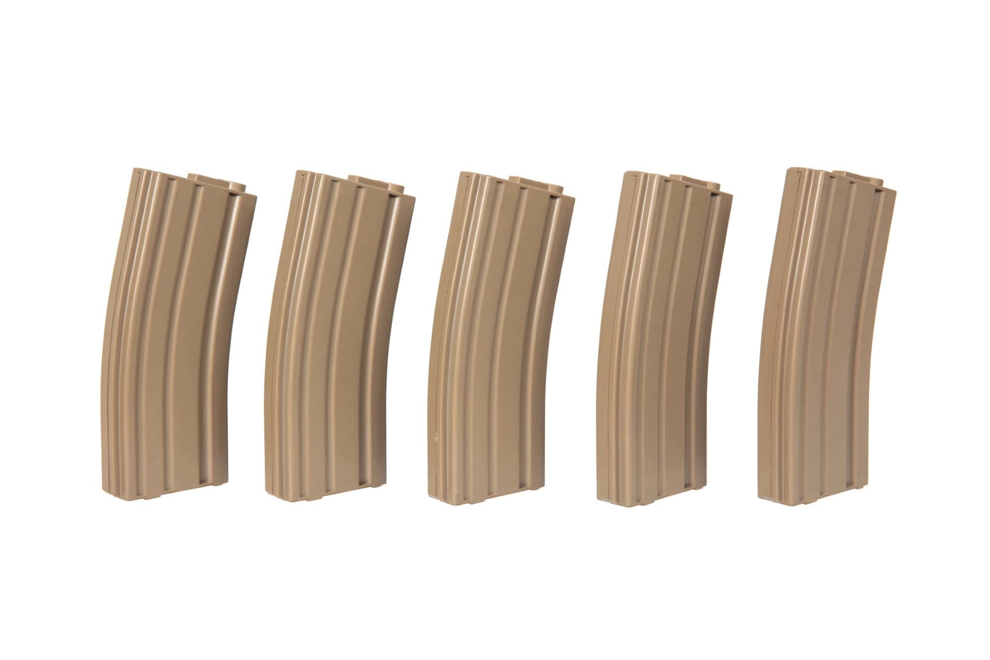 PACK 5X CARICATORE MONOFILARE M4 140 BB – SPECNA ARMS — image 2