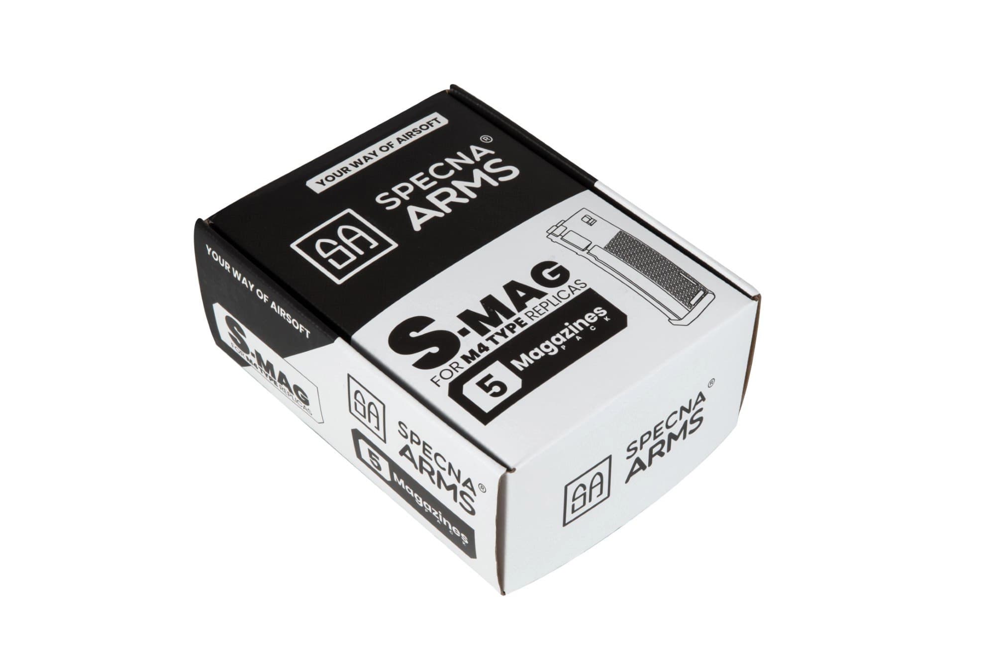 PACK 5X CARICATORE S-MAG M4 MONOFILARE 125 BB – SPECNA ARMS — image 3