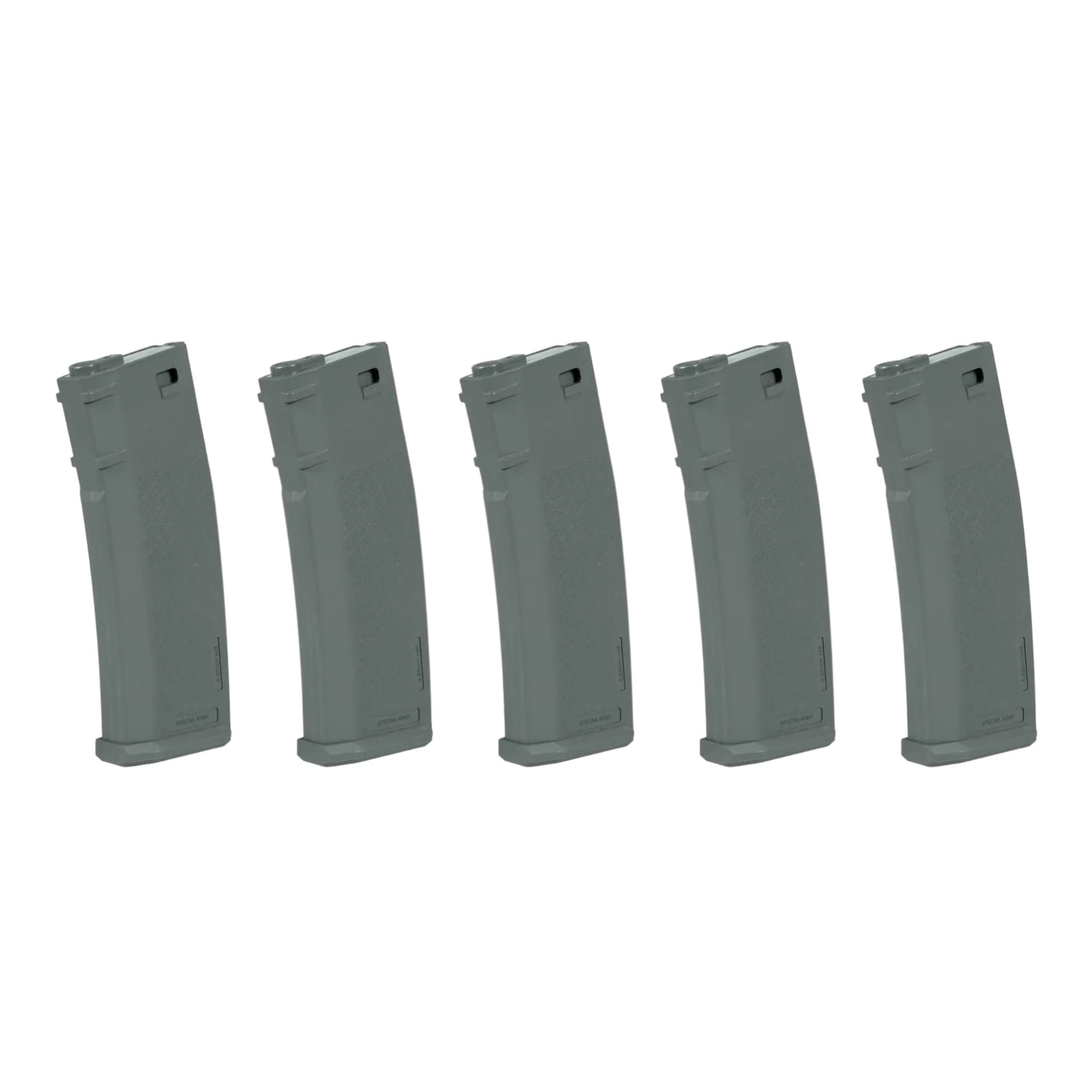 Set of 5 125BBs S-Mag Mid-Cap magazines – Chaos