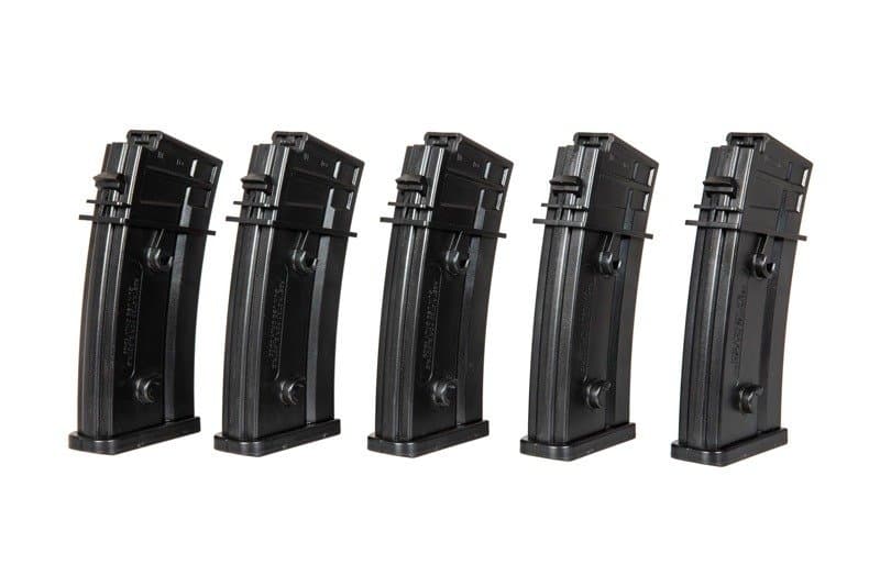 Set of 5 Mid-Cap 120 BB Magazines for G36 Replicas — image 2