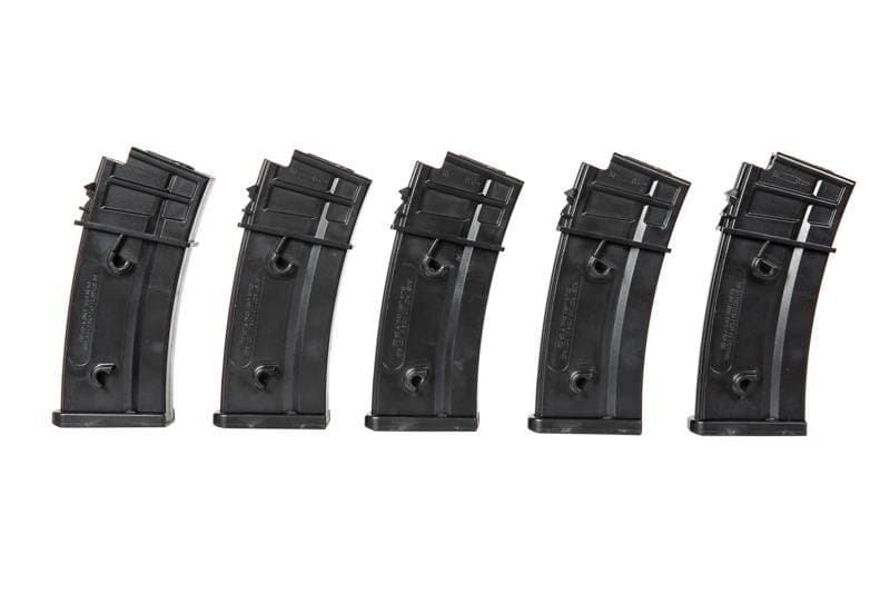 Set of 5 Mid-Cap 120 BB Magazines for G36 Replicas — image 3