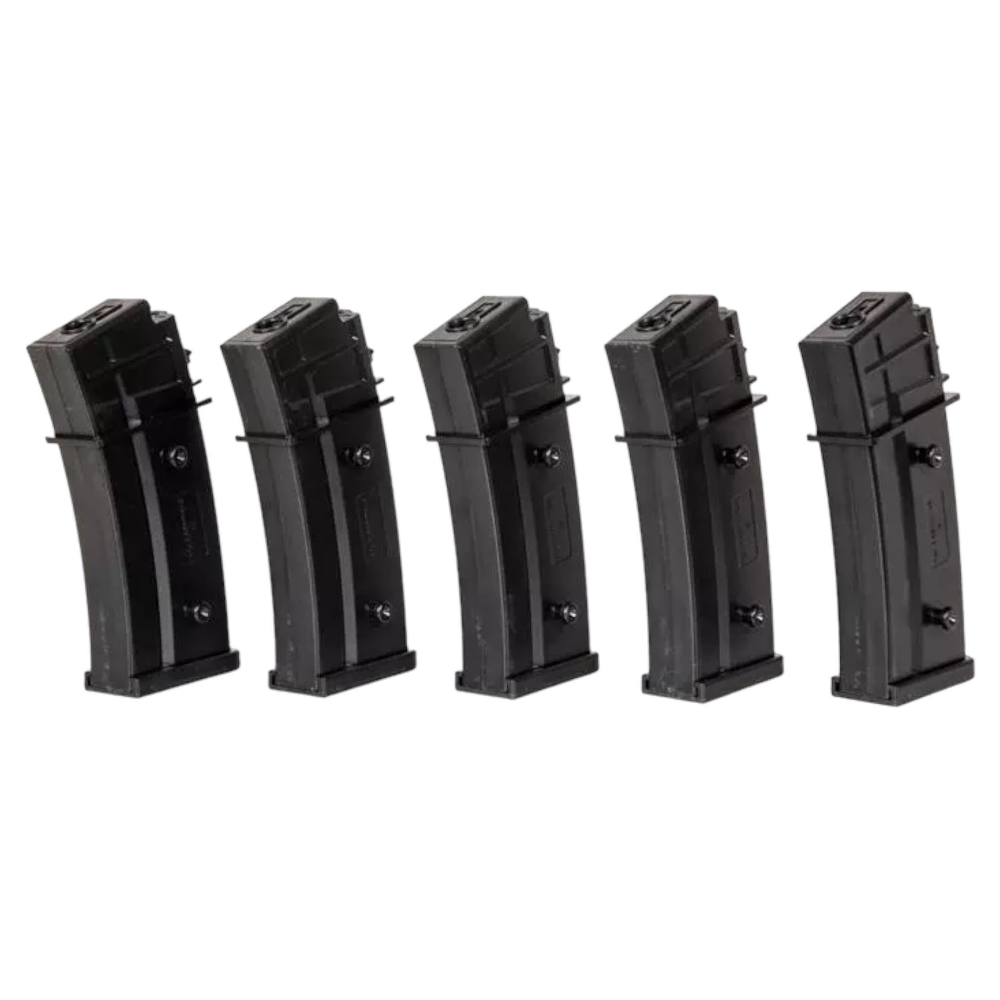Set of 5 Mid-Cap 120 BB Magazines for G36 Replicas