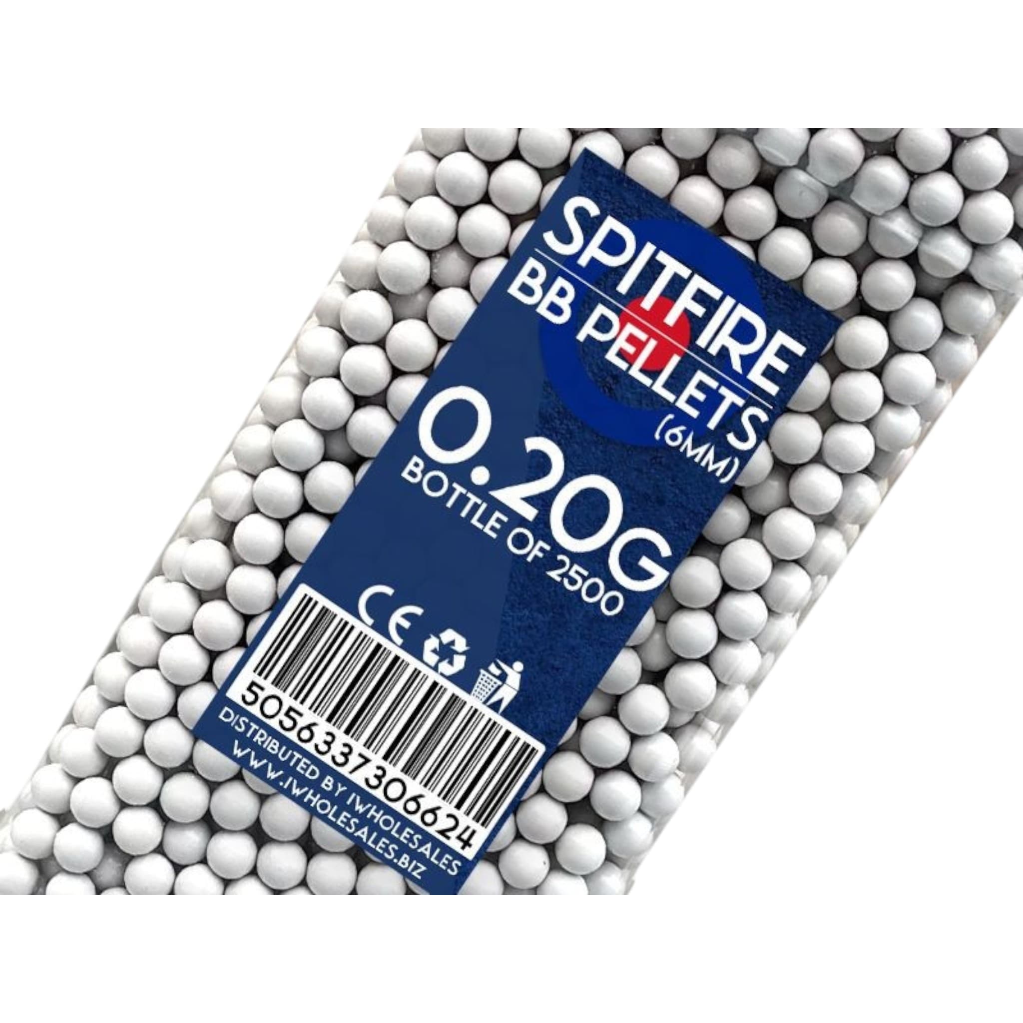 BB Pellets 0.20g (2500 Bottle – White)