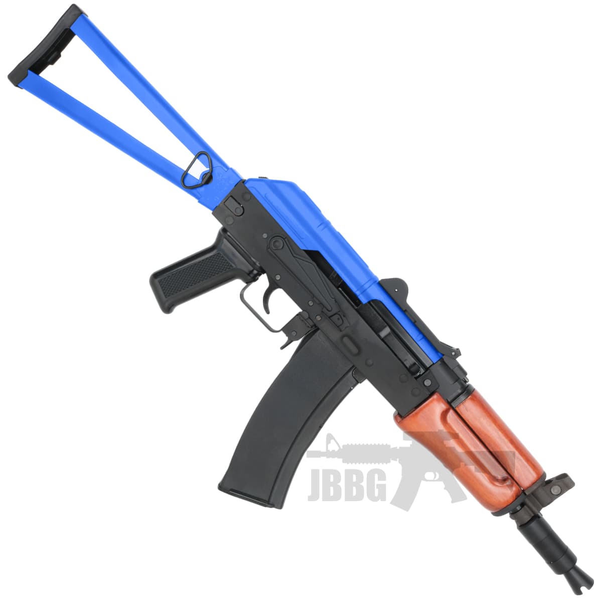 AK47U Gas Blowback Airsoft Rifle, Blue