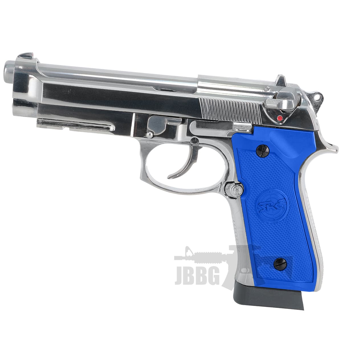 A1 Silver Co2 Blowback Airsoft Pistol Blue