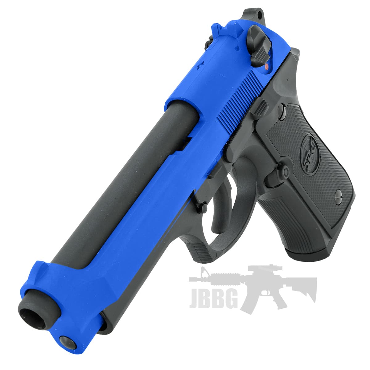 M9 Gas Blowback Half Metal Airsoft Pistol with Case Blue — image 3