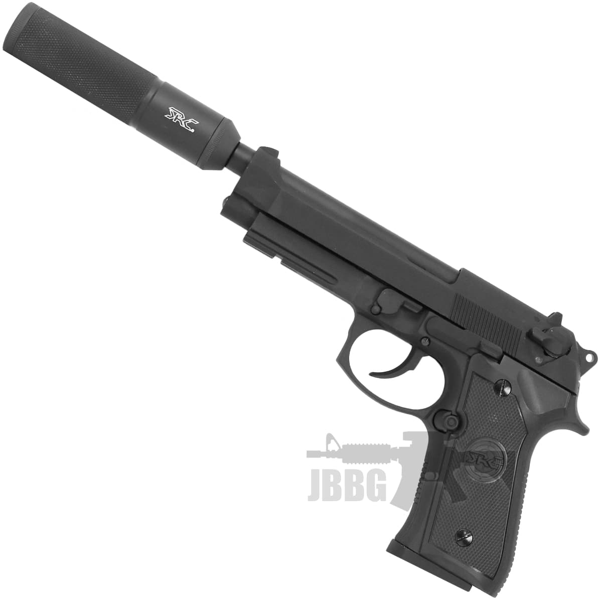 X2 Gas Airsoft Pistol with Silencer Red — image 2