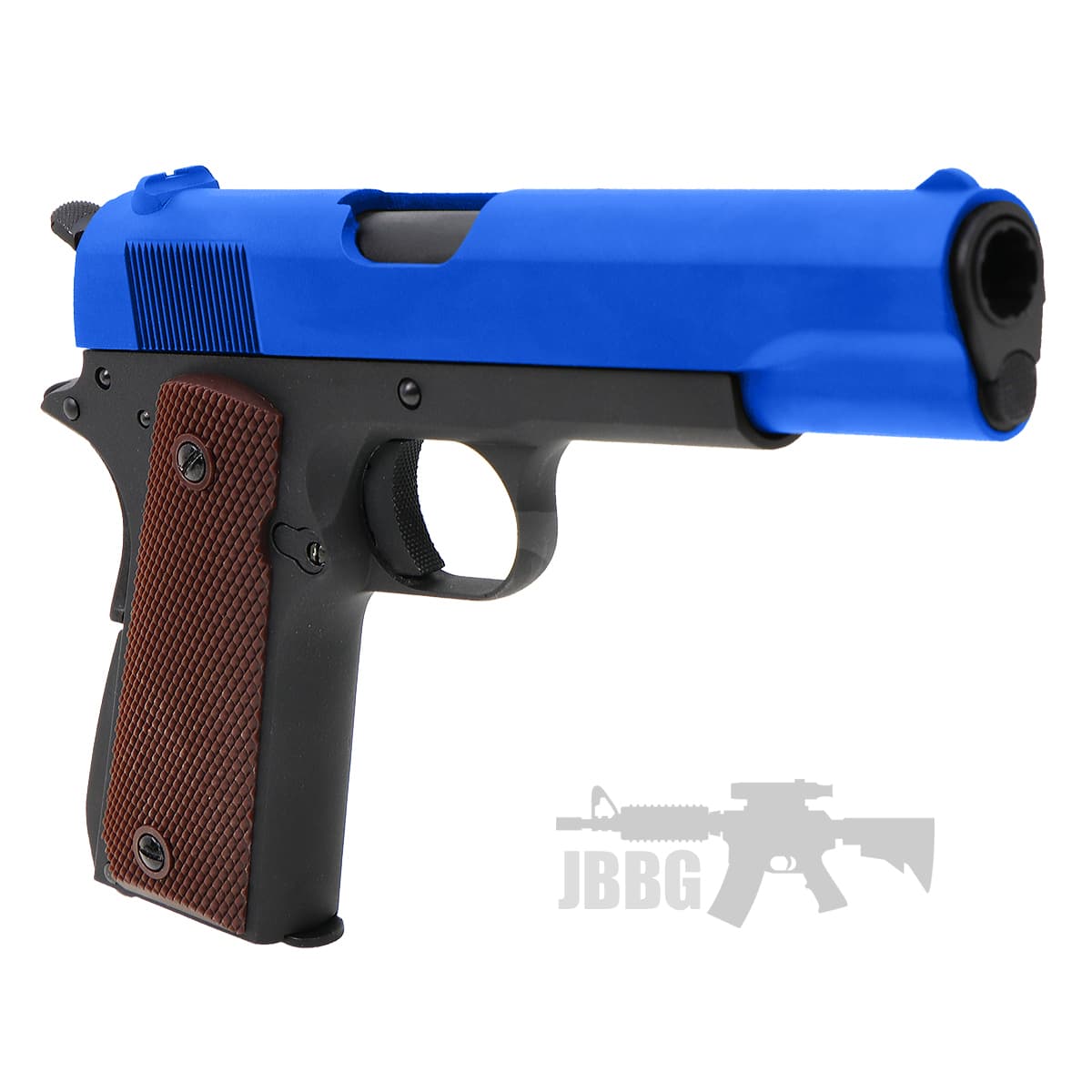 Gas Blowback Airsoft Pistol with Case Blue — image 3