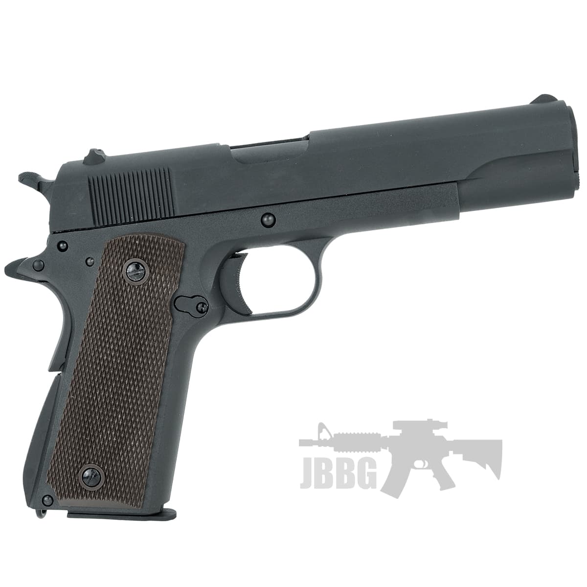 Gas Blowback Half Metal Airsoft Pistol with Case — image 2