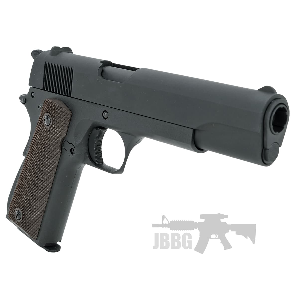 Gas Blowback Half Metal Airsoft Pistol with Case — image 3