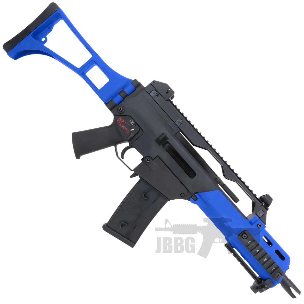 Dual Power GBB Line Airsoft Gun with Gas Mag Blue