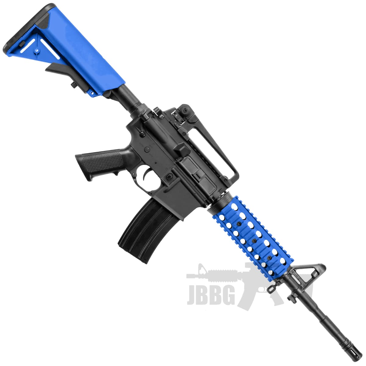 RIS Bulldog Proline 6mm AEG Airsoft Gun Blue