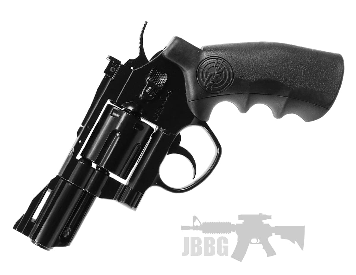 4 Inch Titan Full Metal Co2 Airsoft Revolver with Hard Case Pink — image 2