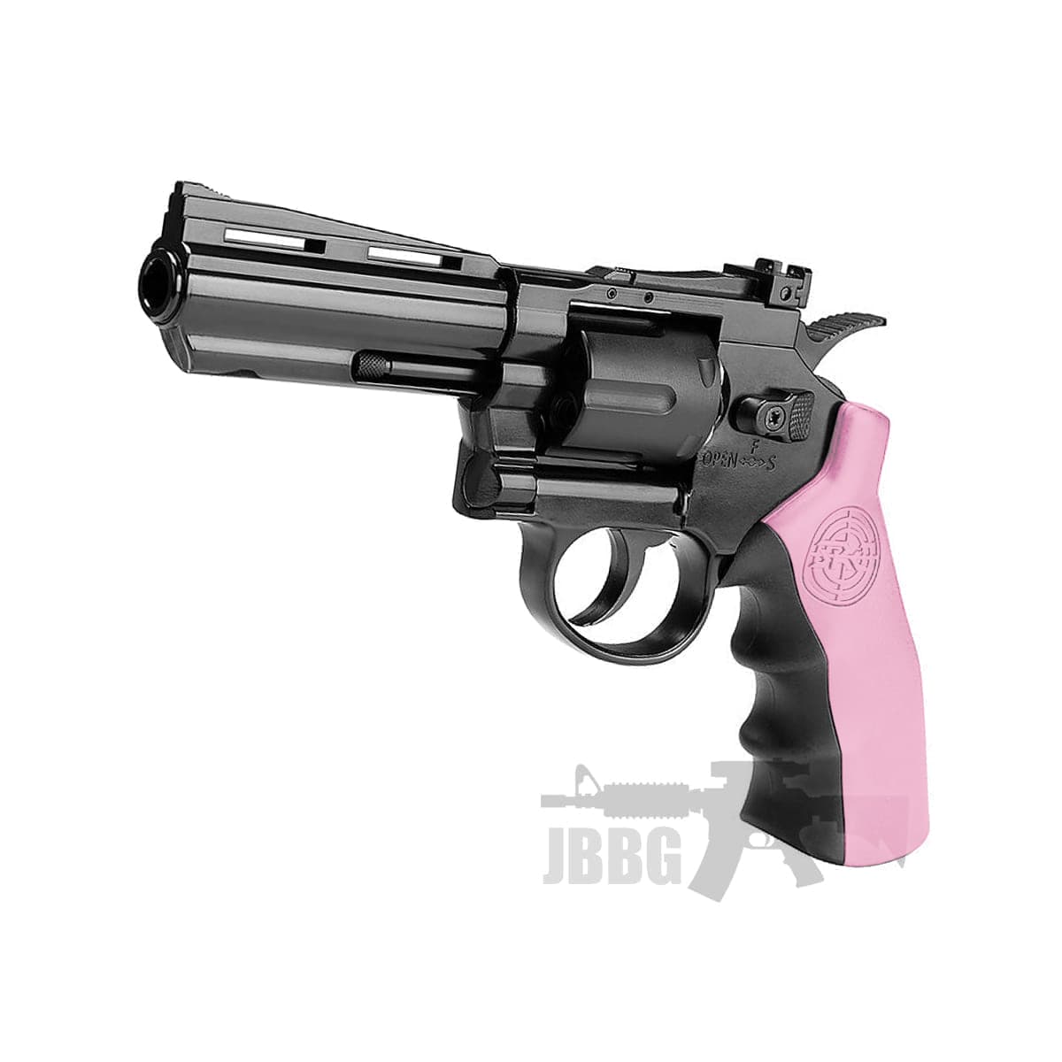 4 Inch Titan Full Metal Co2 Airsoft Revolver with Hard Case Pink