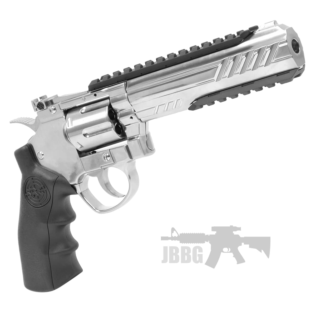 6 Inch Titan Platinum Ver CO2 Airsoft Revolver Blue — image 2