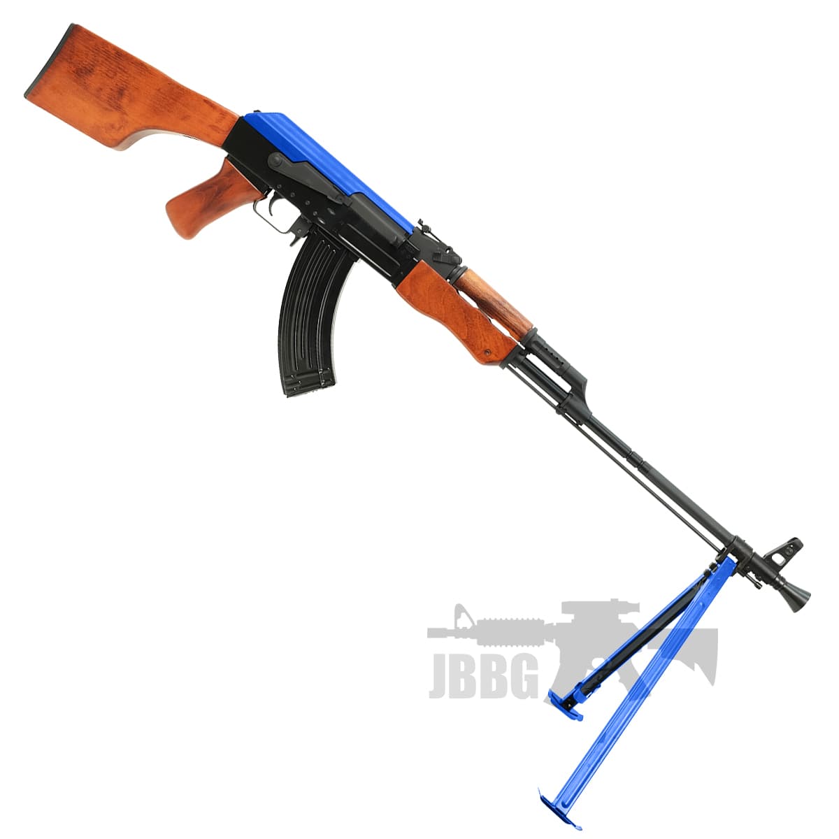 AK47 RPK Airsoft Gun Metal and Wood AEG Gen3 Blue