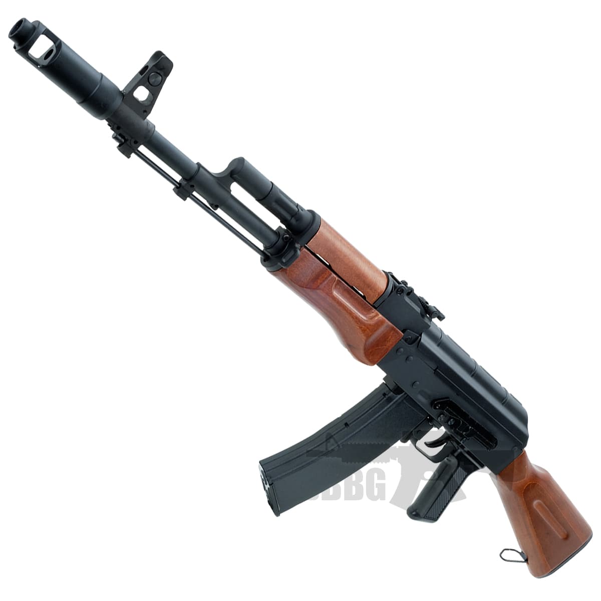 AK74 GBB Airsoft Gun Full Metal and Real Wood Gas Blowback Blue — image 2