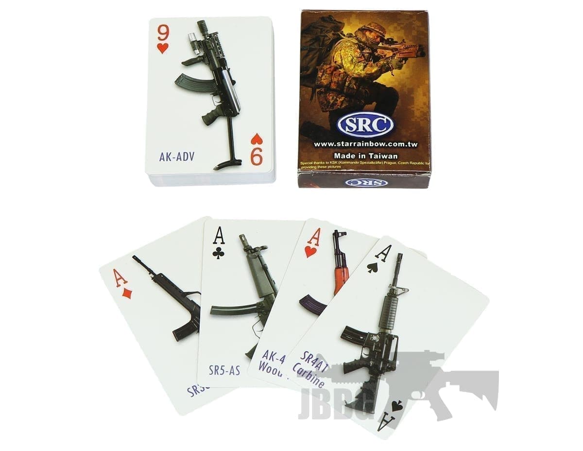 Gun Playing Cards