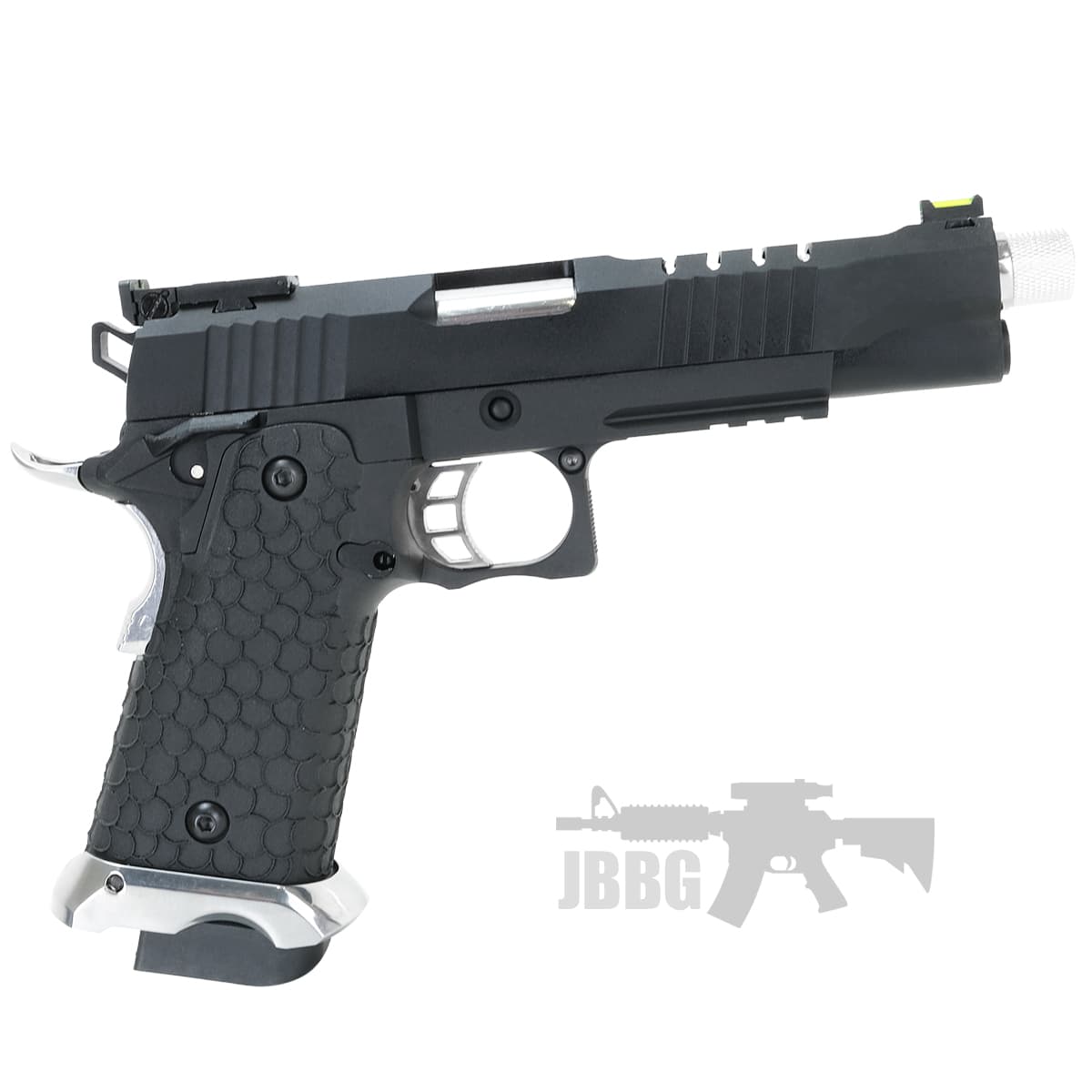Helios MKIV 5.1 Hi-Capa Co2 Blowback Airsoft Pistol Blue with Silver — image 2