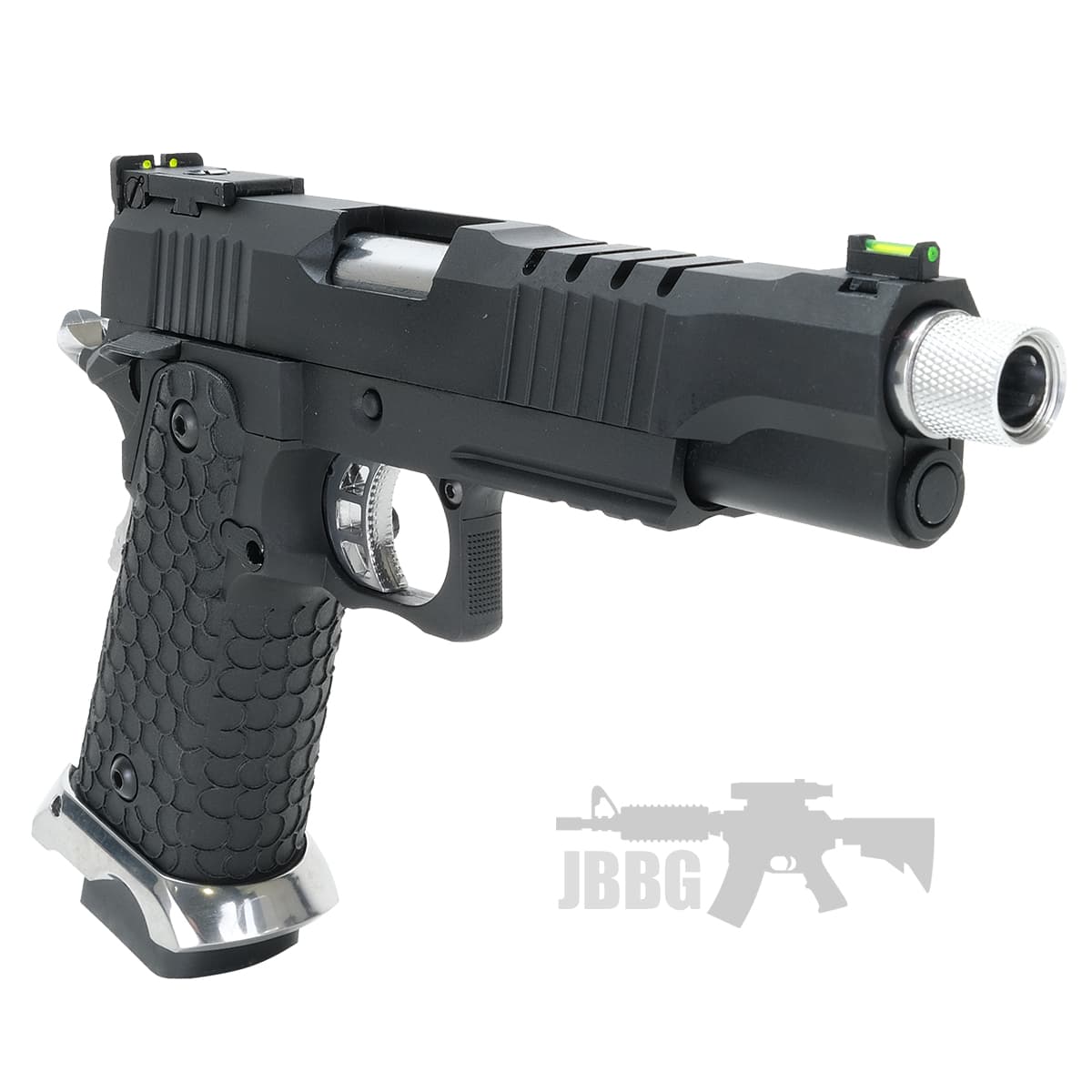 Helios MKIV 5.1 Hi-Capa Co2 Blowback Airsoft Pistol Blue with Silver — image 3