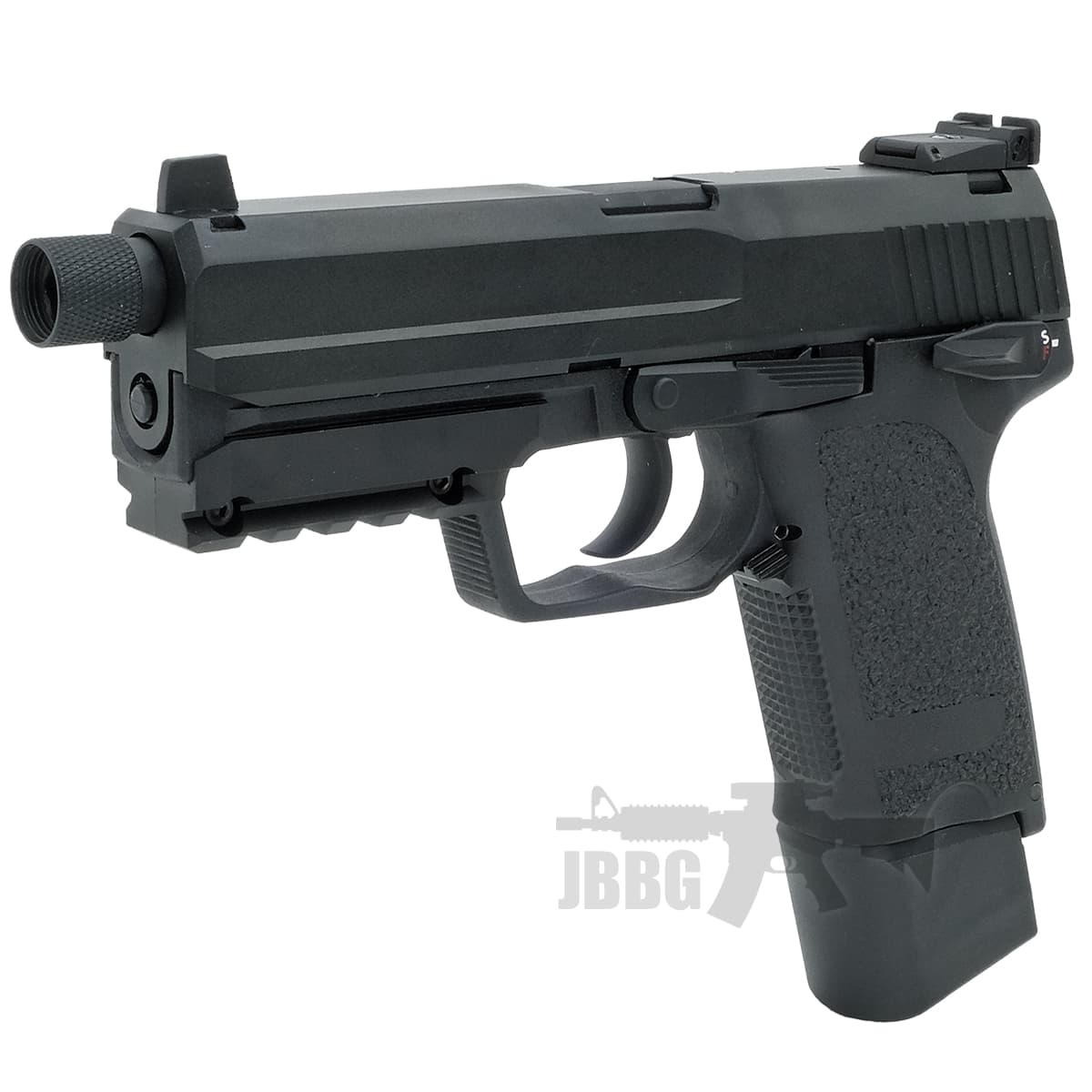 SR-SP.45 USP Tactical Co2 Airsoft Pistol with Threaded Barrel Blue — image 3