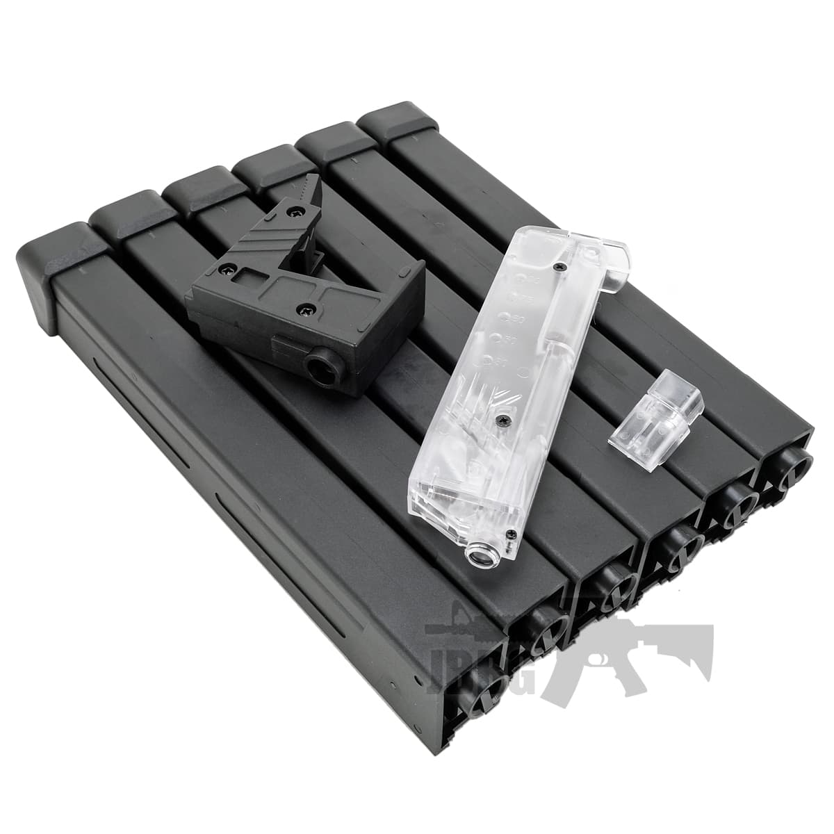 SR4 Bulldog Falcon AEG 110 Rounds 9mm Style 6 Mag Box Set