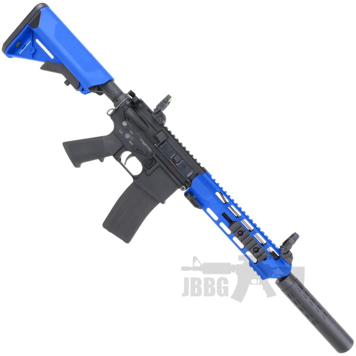 ZAROS-S SR4 GBB LINE Dual Power Airsoft with Co2 Mag Blue