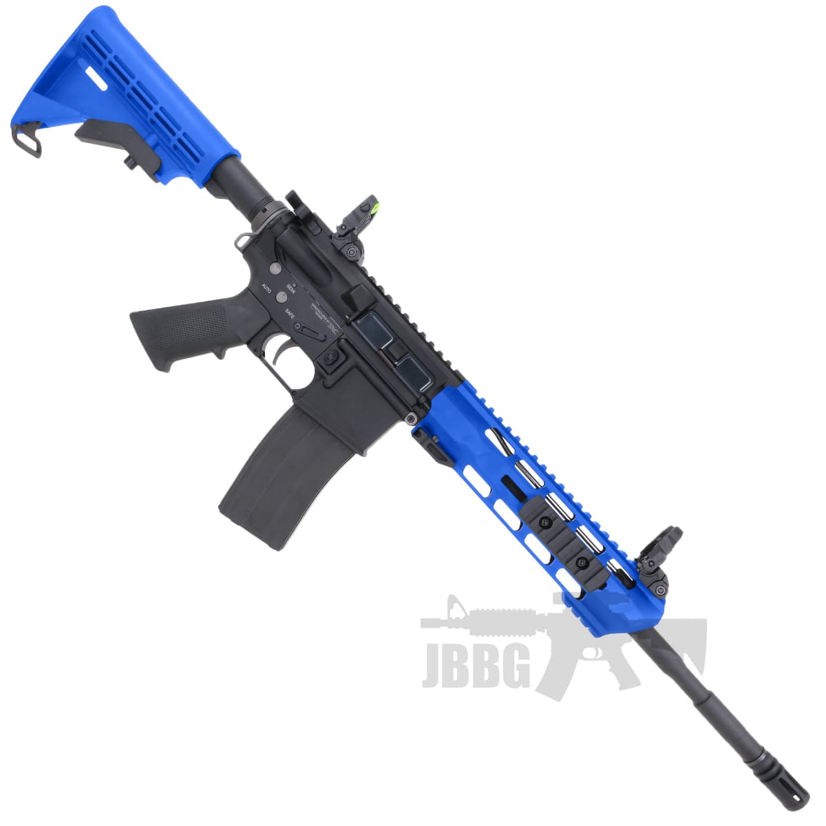 ZAROS SR4 GBB LINE Dual Power Airsoft Gun with Co2 Mag Blue