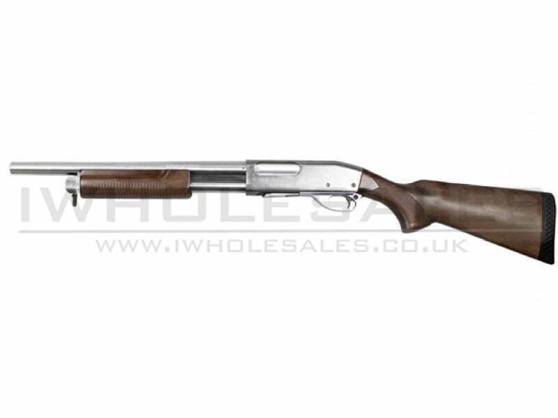 ST870 Police Spring Shotgun (Full Metal – Silver – Limited Edition)