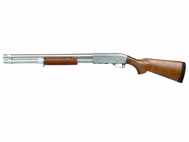 ST870 STD Spring Shotgun (Full Metal – Silver – Limited Edition – ST-SPG-06-S)