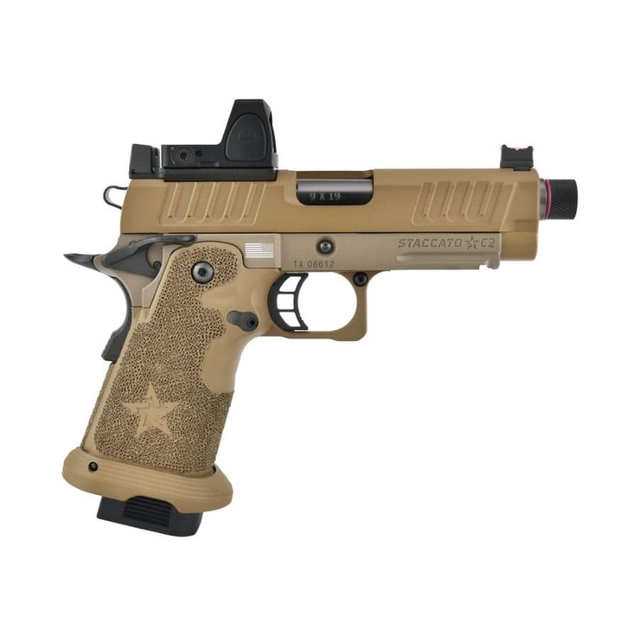 Licensed C2 Compact 2011 Gas Blowback T8 Airsoft Pistol (R612-5A)